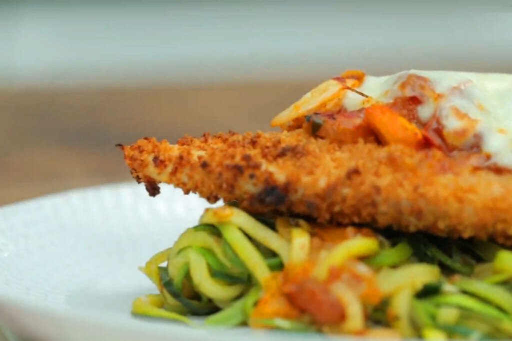 Chicken Parmesan and Zoodles