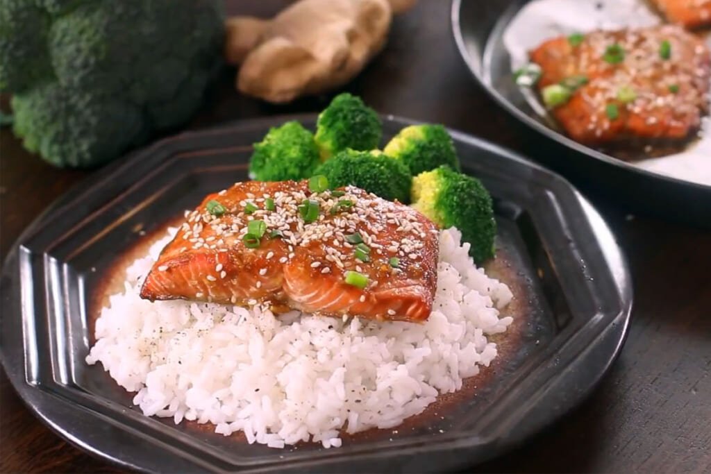 Baked Sesame Salmon