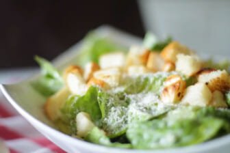 Ceasar Salad With Grilled Shrimp