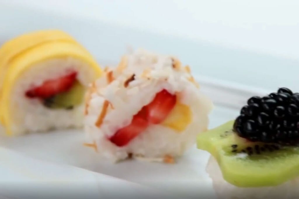 Fresh Fruit Sushi