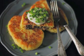 Stuffed Potato Pancakes