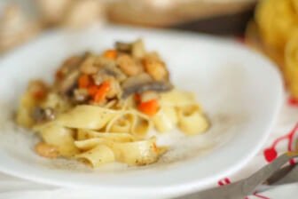 Shrimp and Mushroom Pasta