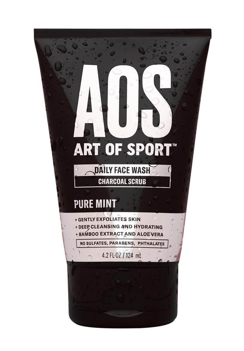 art of sport daily face wash charcoal face scrub product image