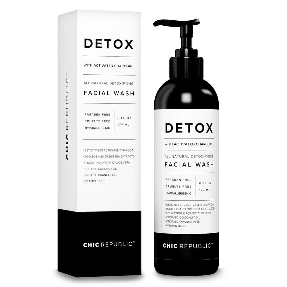 detox activated charcoal facial cleanser product image