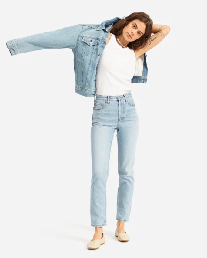 everlane pinch-waist jeans