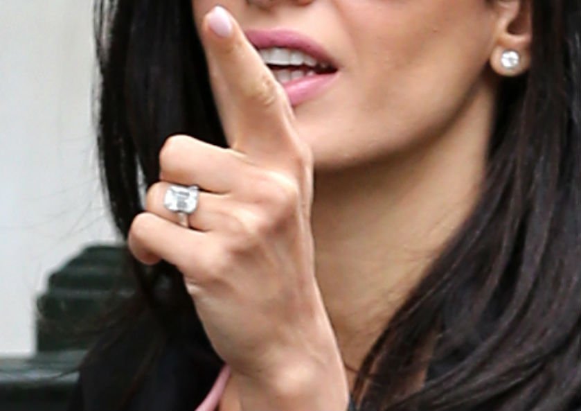 best celebrity engagement rings, Amal Clooney
