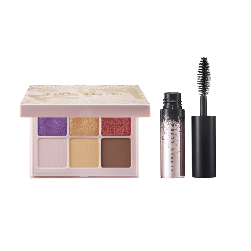 FENTY BEAUTY FULL EYESHADOW + MINI MASCARA HOLO'DAZE SET (1) (2) (1) best beauty gifts sets 2020