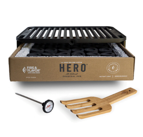 hero charcoal pod grill best food gifts 2020