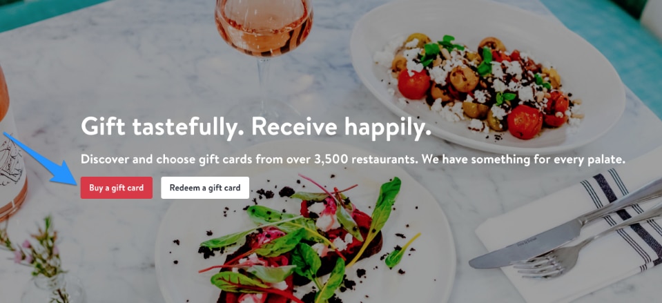 open table best gift cards to give