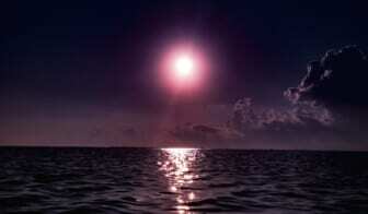 full moon water