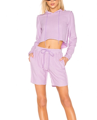 revolve sweatshort set women's sweat shorts