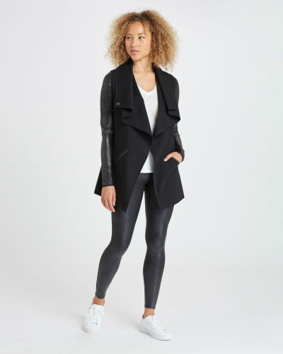 spanxdrapefrontjacket stylish fall jackets 2020