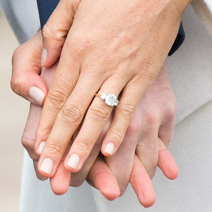 best celebrity engagement rings, Meghan Markle