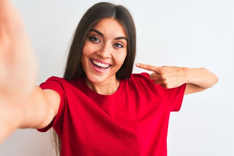 wioman clear skin selfie acne myths