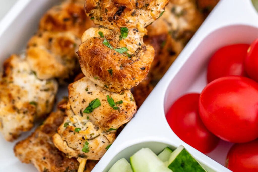 Italian Keto Chicken Skewers