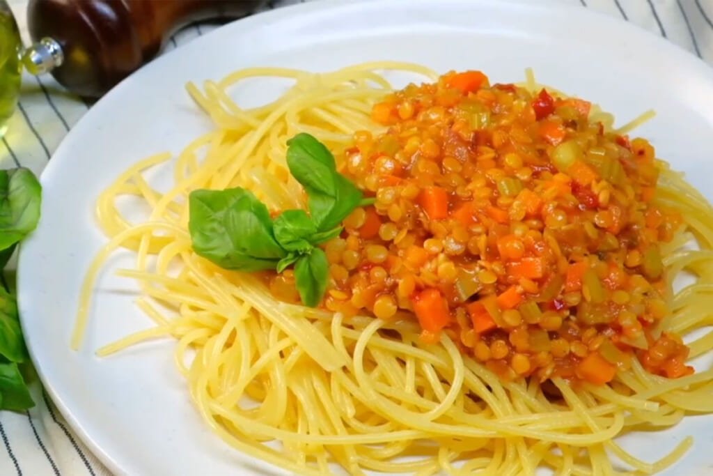 Vegan Lentil Bolognese Sauce Recipe