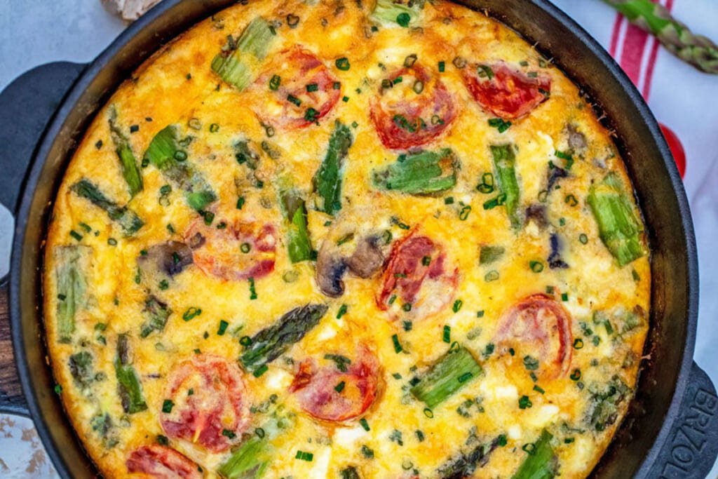 Keto-Friendly Asparagus Frittata Recipe