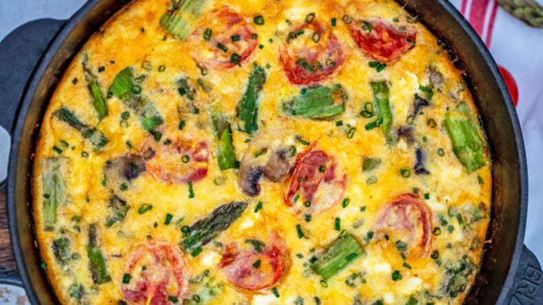 Keto-Friendly Asparagus Frittata Recipe