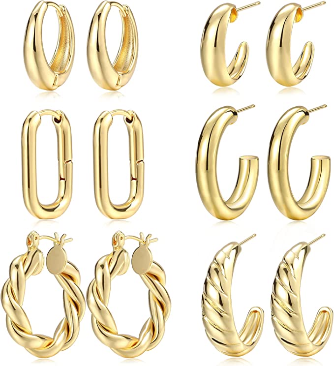 Best Valentine's Day Gifts for Her: Gold Earrings
