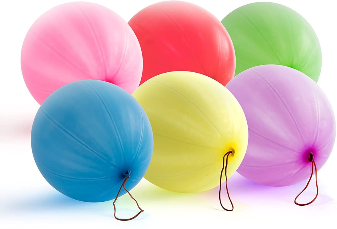 How to Build the Best Easter Basket for Kids: punch balloons