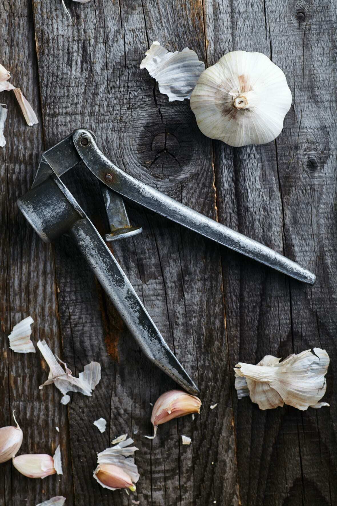 What is a garlic press?