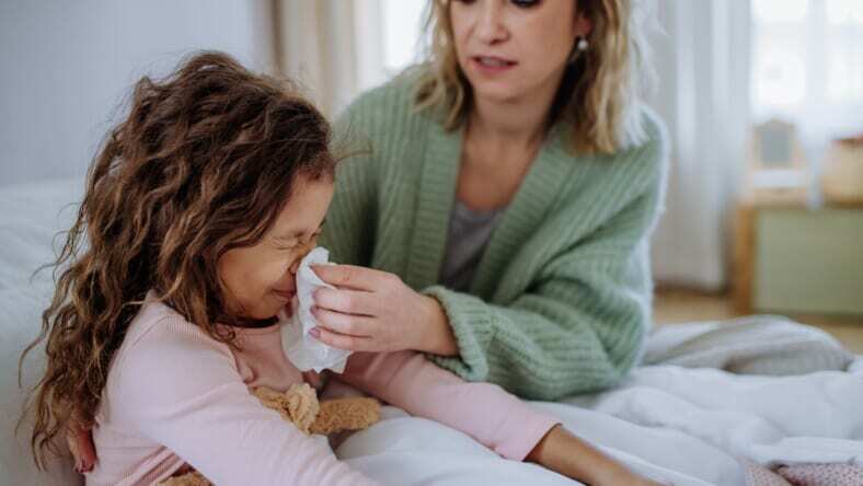 how to teach a child to blow their nose