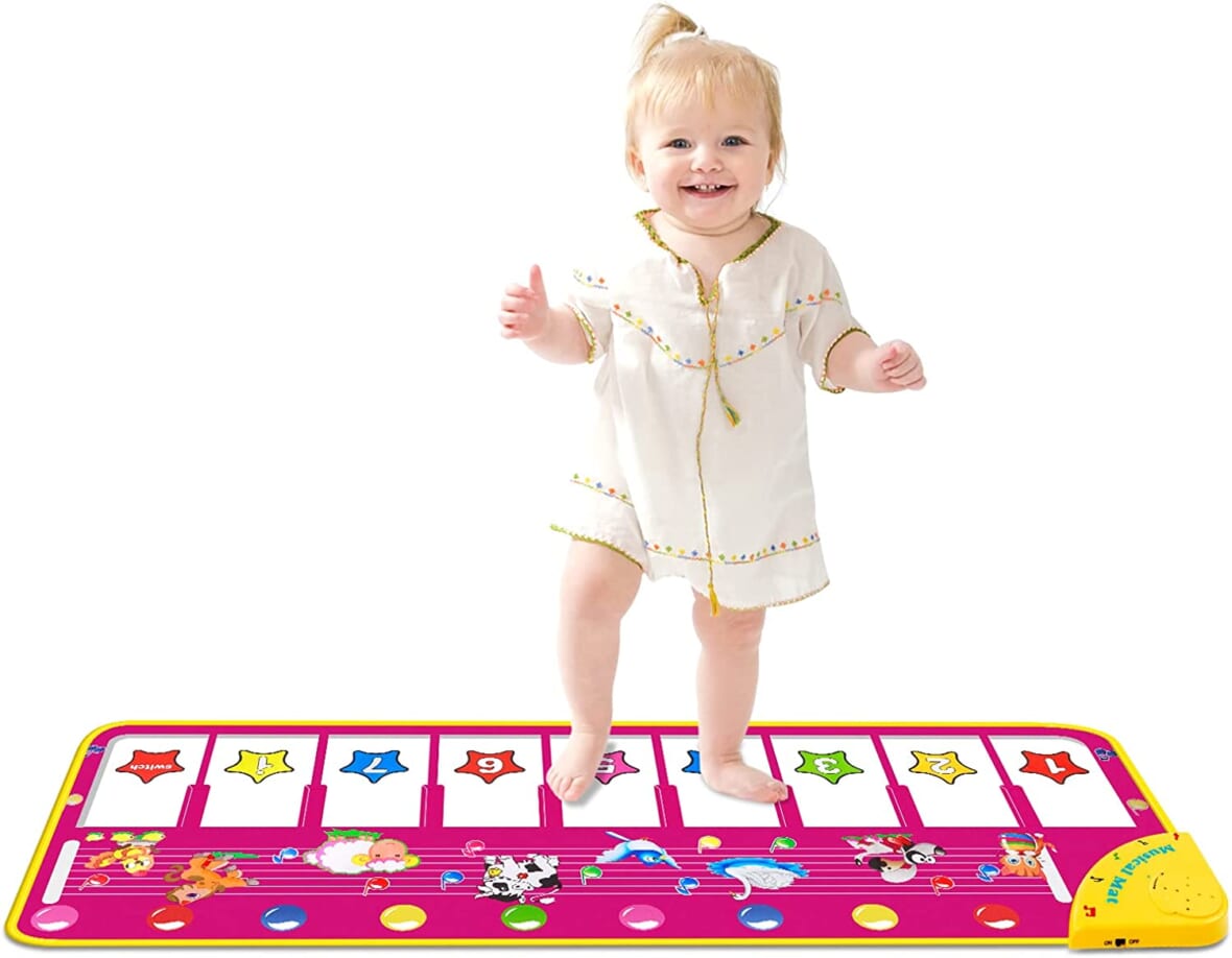 Best toys for 15 month old babies: piano mat