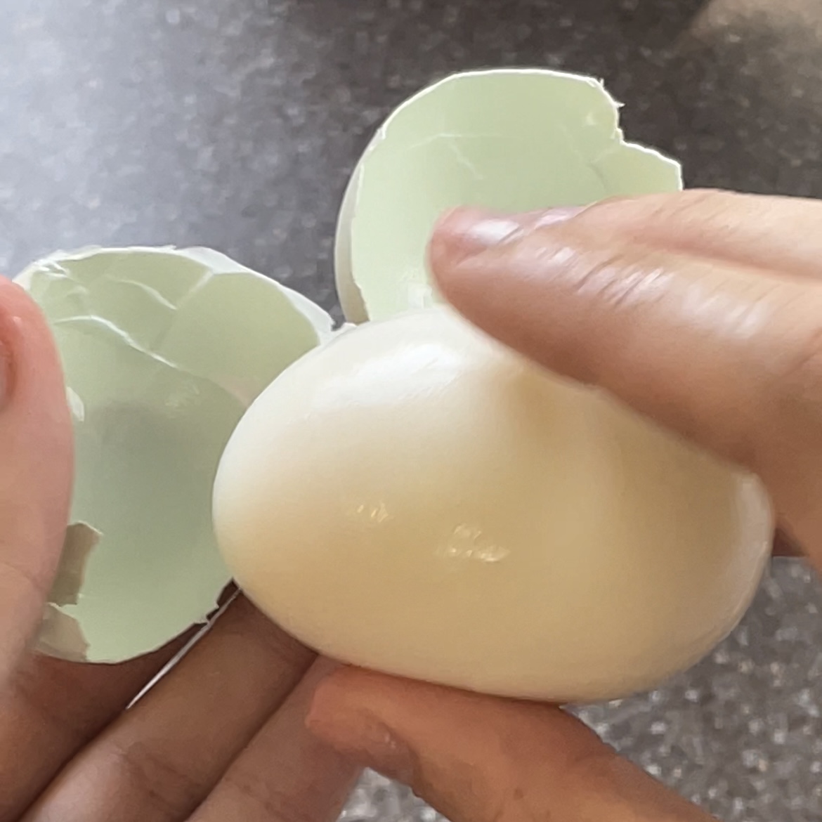 easy egg peel hack