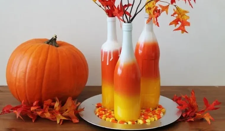 candy corn glasses