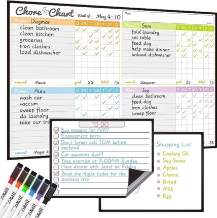 benefits of using chore charts for kids