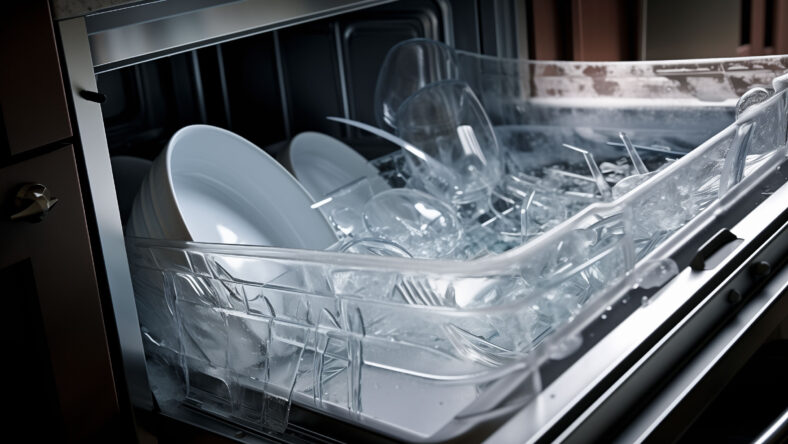 Broken items in dishwasher