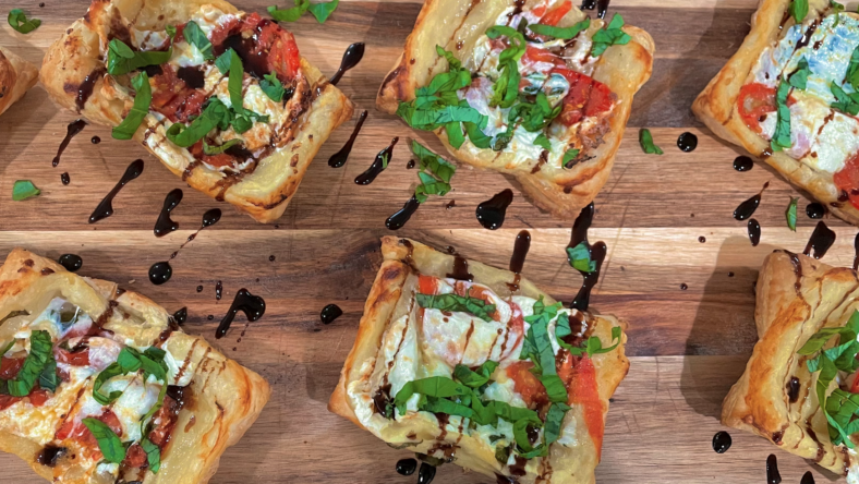 Caprese Puff Pastry Turnover