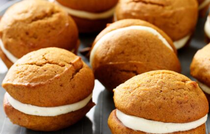 Pumpkin Spice Sandwich Cookies