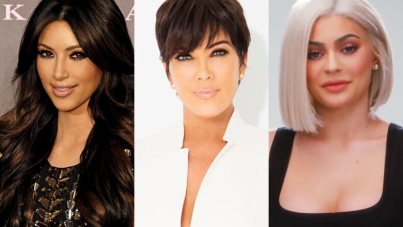 Kris Jenner, Kim Kardashian, and Kylie Jenner