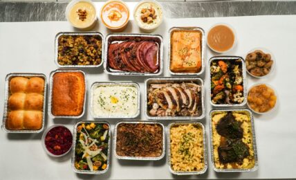 thanksgiving spread / thanksgiving dish / green bean casserole