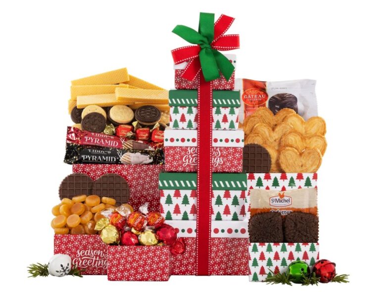 Happy Holidays Tower Costco