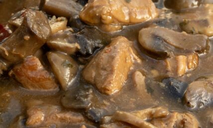 Mushrooms in Bordeaux Sauce