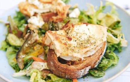Warm Goat Cheese Salad