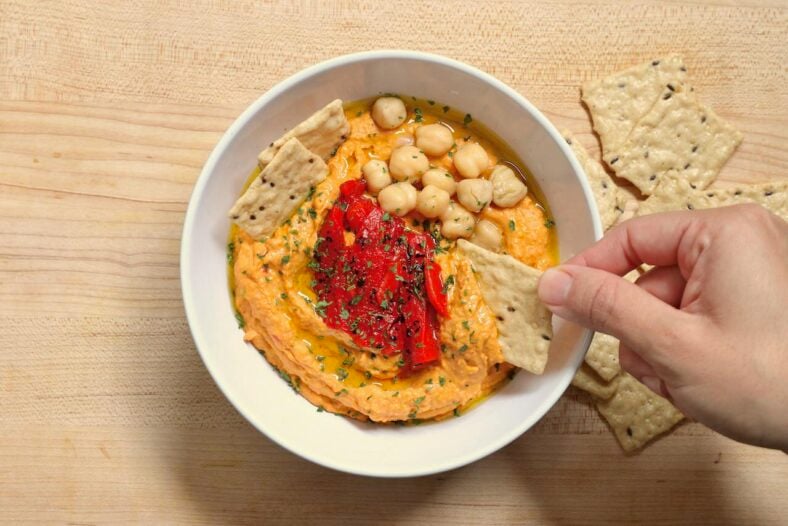 Roasted Red Pepper Hummus