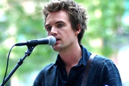 Tyler Hilton performing in Chicago at the Hancock Plaza on June 25, 2010.