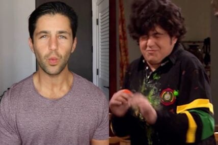 Left: Josh Peck. / Right: Drake and Josh Horror Trailer.