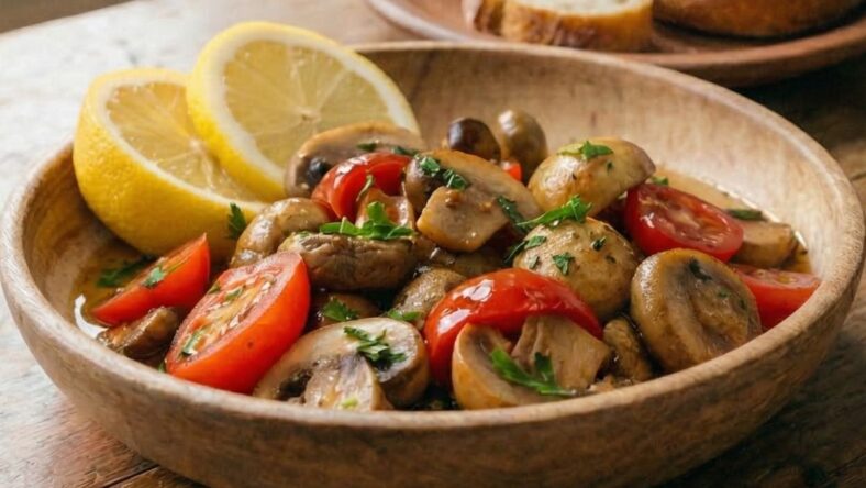 Easy Greek-Style Marinated Mushrooms Recipe