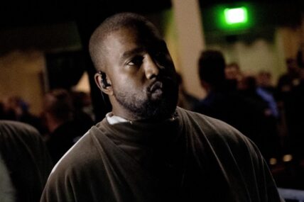 Jan 19, 2020; Pigeon Forge, TN, USA; Kanye West enters the annual Strength to Stand Youth Conference at the LeConte Center in Pigeon Forge, Tenn. on Sunday, Jan. 19, 2020. Kanye West and his 100-member Sunday Service Choir performed along with West's pastor, Adam Tyson.