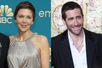 Left: Sep 12, 2022; Los Angeles, CA, USA; Maggie Gyllenhaal (R) and Peter Sarsgaard arrive on the red carpet at the 74th Emmy Awards at the Microsoft Theater in Los Angeles on Sept. 12, 2022.. / Right: Jan 5, 2025; Beverly Hills, CA, USA; Jeanne Cadieu and Jake Gyllenhaal at the 82nd Annual Golden Globe Awards at the Beverly Hilton Hotel in Beverly Hills, California on Sunday, Jan. 5, 2025.
