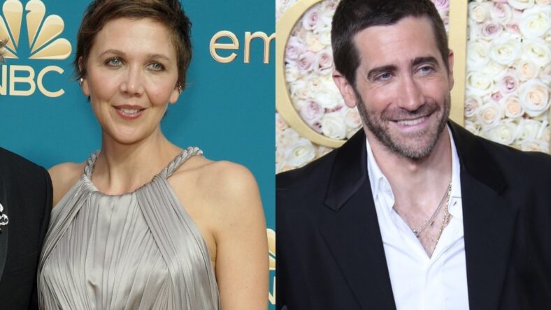 Left: Sep 12, 2022; Los Angeles, CA, USA; Maggie Gyllenhaal (R) and Peter Sarsgaard arrive on the red carpet at the 74th Emmy Awards at the Microsoft Theater in Los Angeles on Sept. 12, 2022.. / Right: Jan 5, 2025; Beverly Hills, CA, USA; Jeanne Cadieu and Jake Gyllenhaal at the 82nd Annual Golden Globe Awards at the Beverly Hilton Hotel in Beverly Hills, California on Sunday, Jan. 5, 2025.