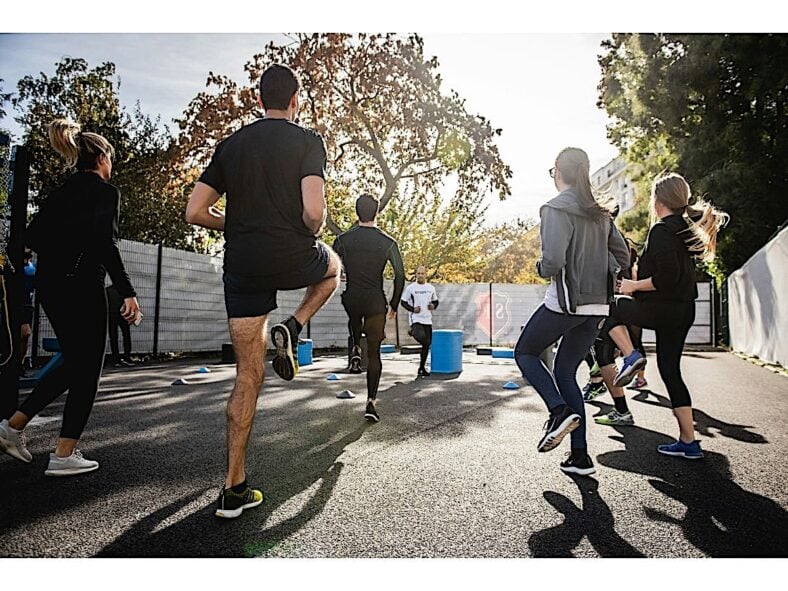people working out 
