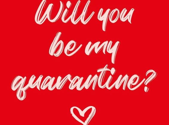 Valentine's Day Cards 2021 - 'Will you be my quarantine?' 1