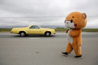 Meet the man in a bear suit walking from Los Angeles to San Francisco 7